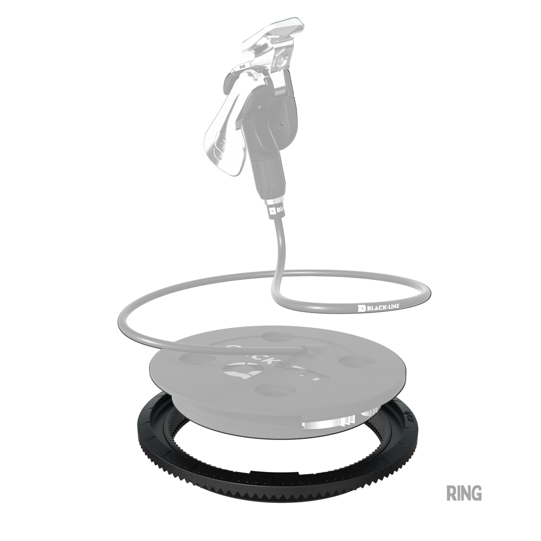 QuickSett: Rotating disc for snowboard binding – Black-Line