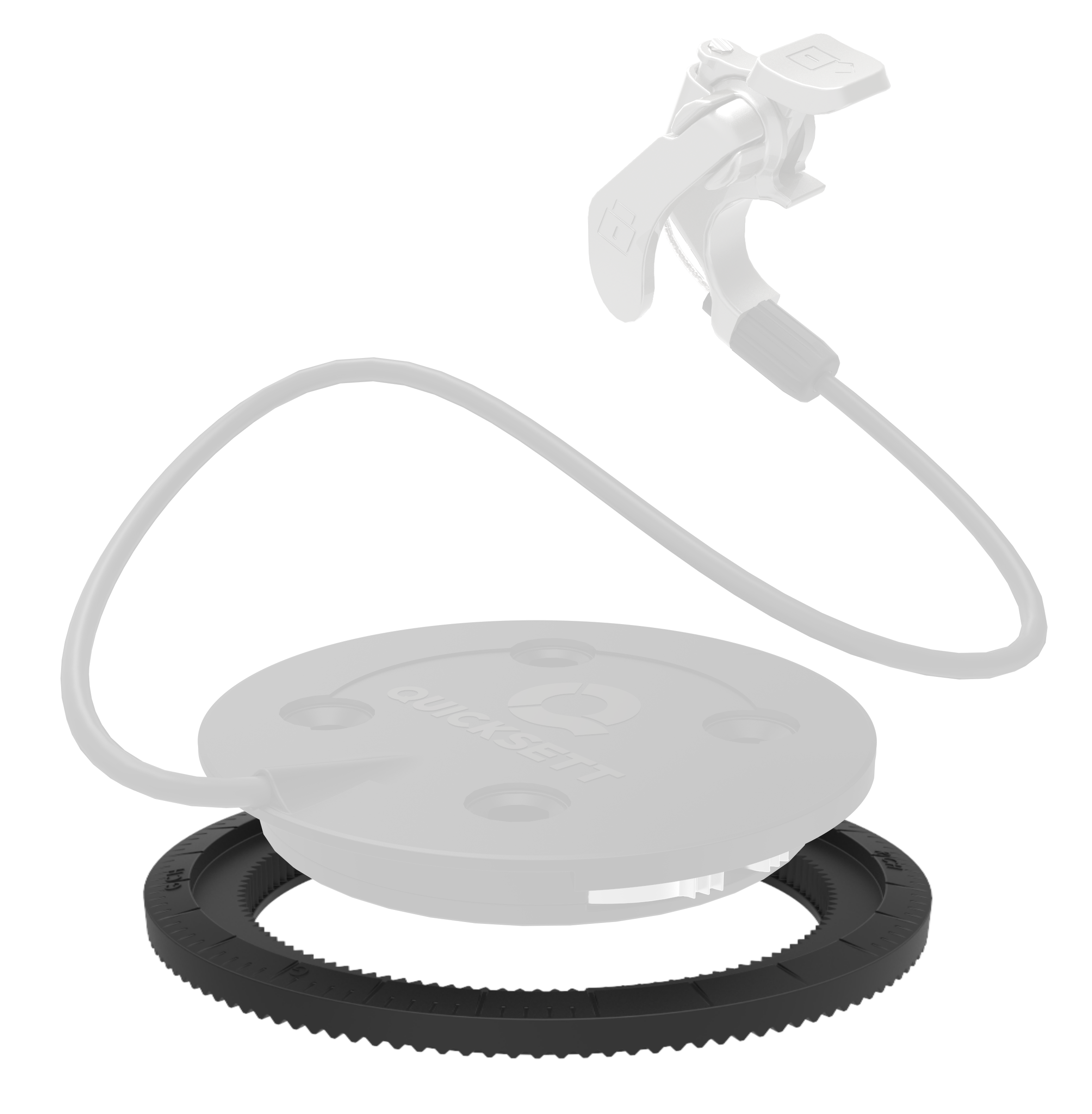 QuickSett: Rotating disc for snowboard binding – Black-Line