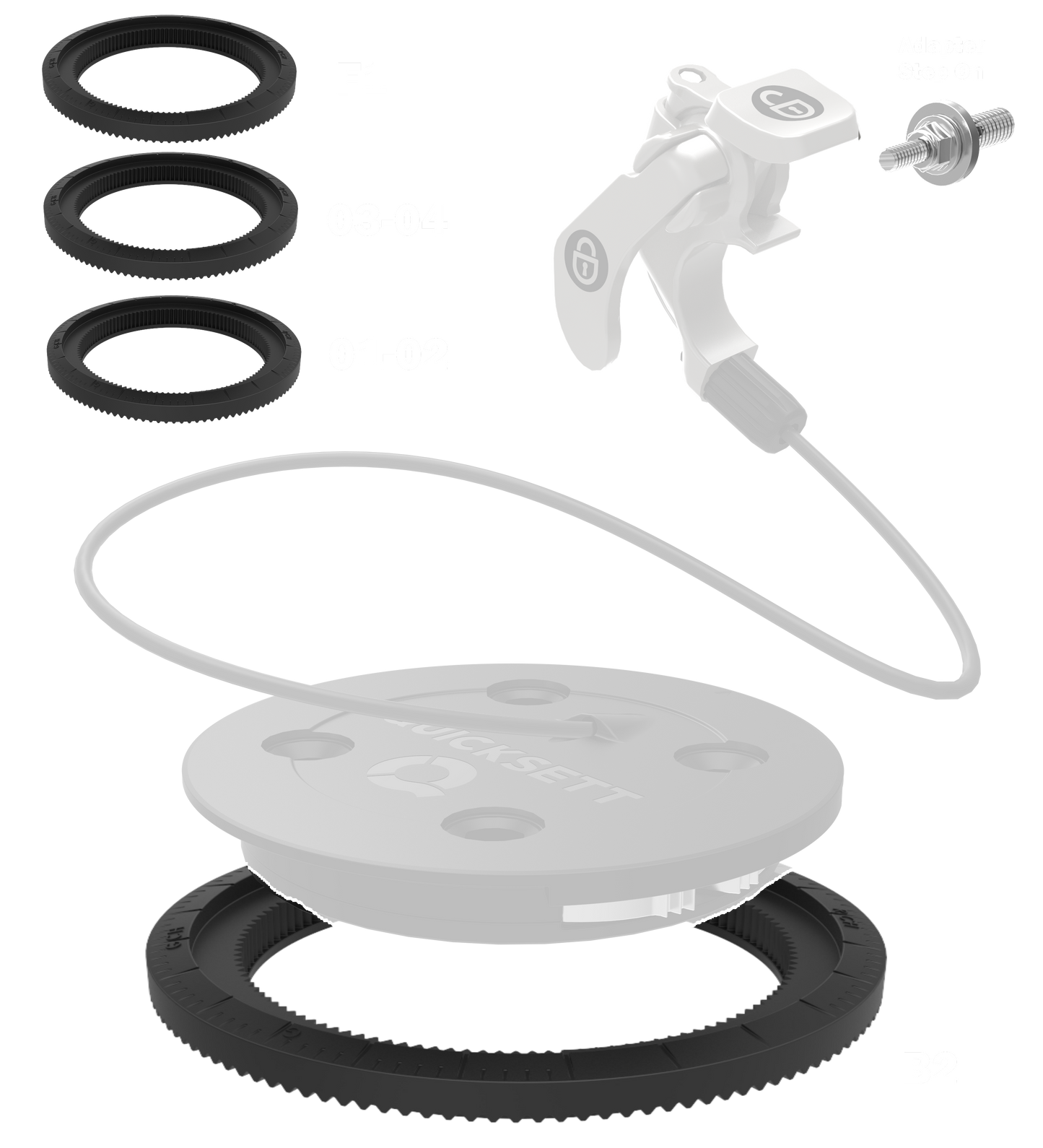 QuickSett adaptability ring