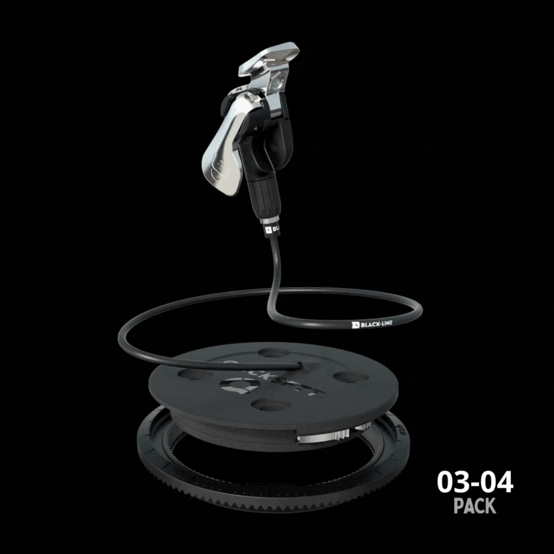 Black-Line Quicksett 国内未発売 Nidecker用リング付 QuickSett: Rotating disc for snowboard binding – Black-Line