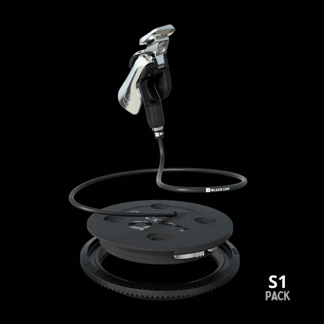 Black-Line Quicksett 国内未発売 Nidecker用リング付 QuickSett: Rotating disc for snowboard binding – Black-Line